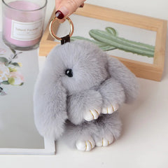 Plush Rabbit Key Chain