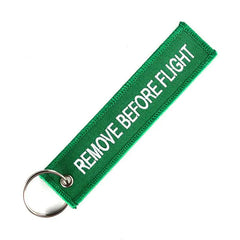 Remove Before Flight Keychain