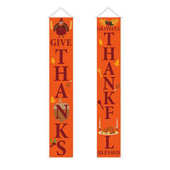 Thanksgiving Banner Custom Fall Door Decoration
