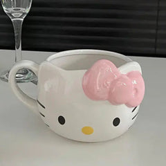 Kitty Cutie Character Ceramic Coffee Mugs