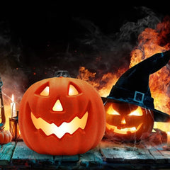 Lámpara de noche LED con forma de calabaza para decoración de Halloween