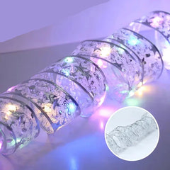 Ribbon Home Bows Christmas Lights
