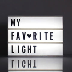 Creative Cinema LED Porch Light Up Sign Box