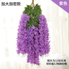 Artificial Wisteria Flower Garland