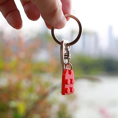 Brick Keychain for Couples Friendship | Heart