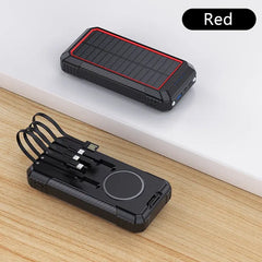 Solar Power Bank 33800mAh Capacity