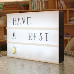 Creative Cinema LED Porch Light Up Sign Box