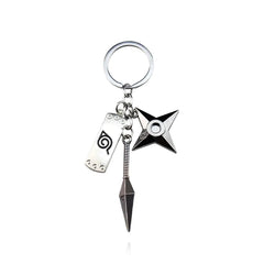 Kunai Shuriken Konoha Ninja Keychain | Naruto