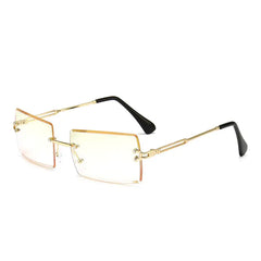 New Rimless Rectangle Sunglasses