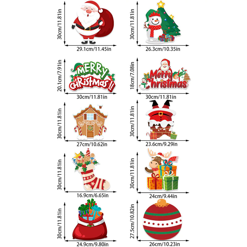 Merry Christmas Door Banner for Home Decoration
