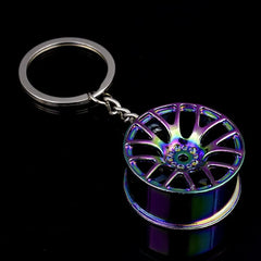 Metal Car Keychain | Wheel