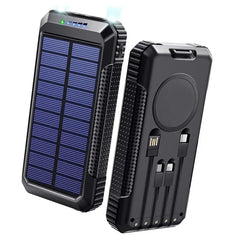 Solar Power Bank 33800mAh Capacity