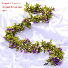 Wisteria Artificial Flower Vine Wreath