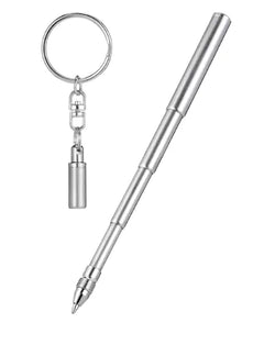 Retractable Pen Shape Keychain