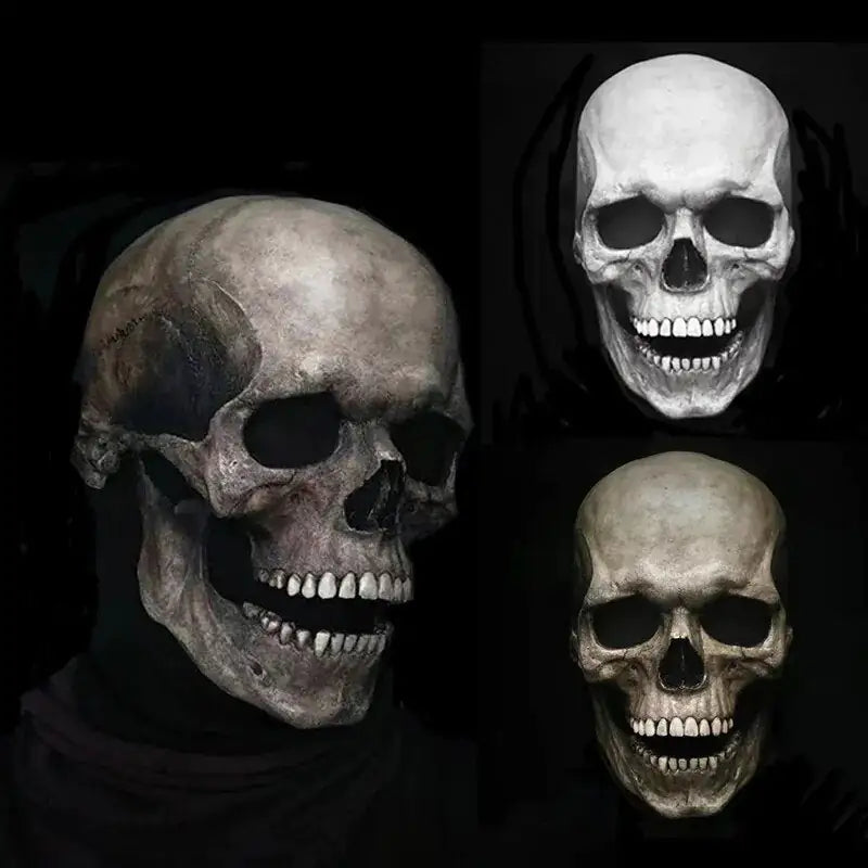 Human Skeleton Mask For Halloween Party | Head Skull Mask