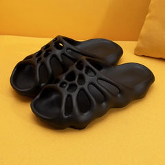 Cut Out Platform Slippers