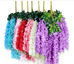 Artificial Wisteria Flower Garland