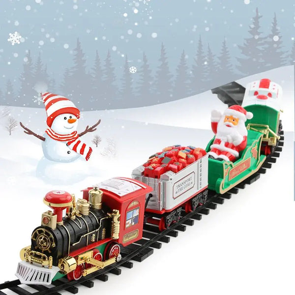 Electric Christmas Tree Train Set – Festivano