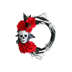 Rose Skull Garland Wreath