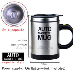 Self Stirring Magnetic Mug