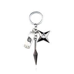 Kunai Shuriken Konoha Ninja Keychain | Naruto